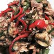 ナスとピーマンの肉味噌炒め☆熱中症対策に