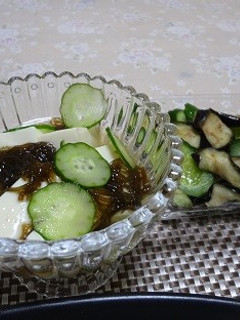 豆腐きゅうり入り もずく -レシピのメイン写真