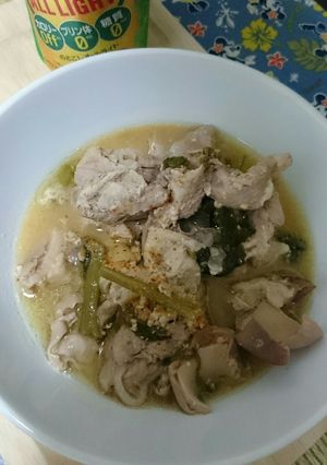 簡単！糖質オフ！炊飯器でビール豚汁モツ鍋-レシピのメイン写真