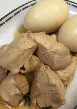 簡単‼鶏むね肉と卵の煮物-レシピのメイン写真
