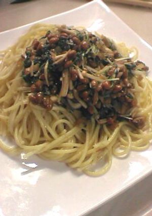 元気モリモリ納豆パスタ！-レシピのメイン写真