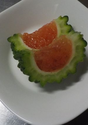 簡単!! 切って冷やすだけ。ゴーヤゼリー-レシピのメイン写真