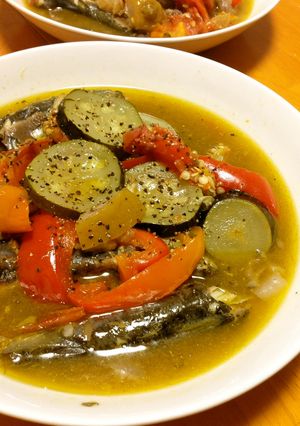 イワシの野菜と塩レモンのオイル煮-レシピのメイン写真