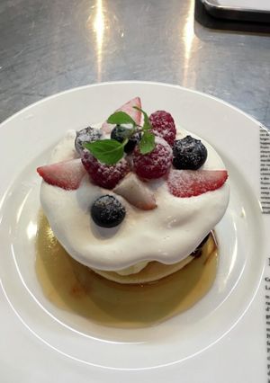 米粉のふわふわパンケーキ-レシピのメイン写真