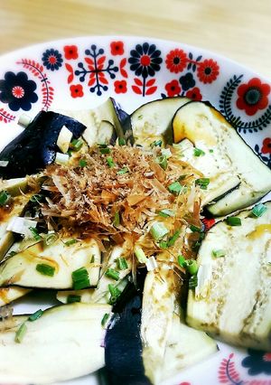 レンジでﾁﾝ♪茄子のポン酢がけ-レシピのメイン写真