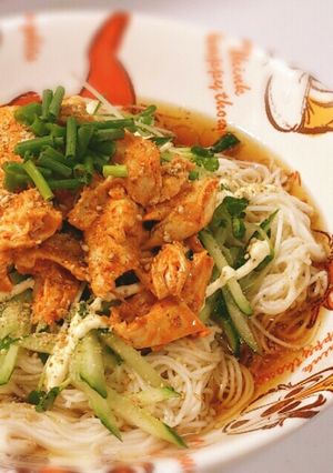 ☆食べラー＆ゴマドレで棒々鶏風そうめん☆-レシピのメイン写真