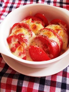簡単うま!トマトのチーズ焼き-レシピのメイン写真