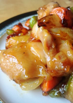 鶏と野菜の黒酢あんかけ-レシピのメイン写真