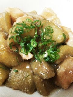 ツルッとした食感☆鶏肉の治部煮風-レシピのメイン写真