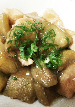 ツルッとした食感☆鶏肉の治部煮風-レシピのメイン写真