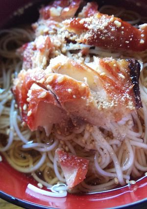 鯖のみりん干し♪冷やしそうめん-レシピのメイン写真