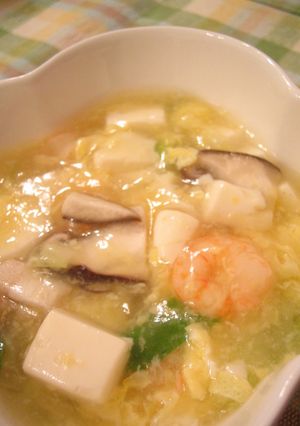 豆腐と海老のふんわり卵-レシピのメイン写真