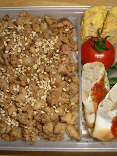 焼肉のタレで鶏そぼろ弁当-レシピのメイン写真