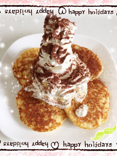 【糖質制限】ホイップでおからパンケーキ-レシピのメイン写真