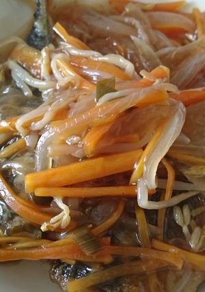 さっぱり味の鯵の南蛮漬け☆野菜あんかけ-レシピのメイン写真