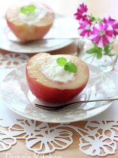 まるごと桃とヨーグルトのシャーベット-レシピのメイン写真