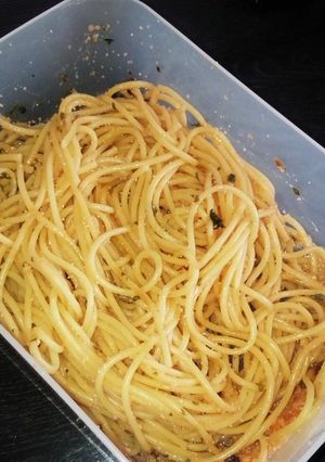 明太パスタ(大葉にんにく醤油で)-レシピのメイン写真