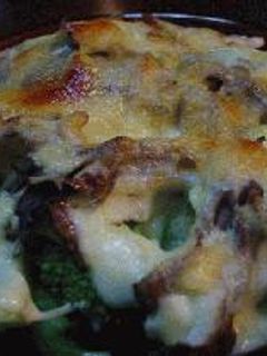 ブロッコリーとまいたけのマヨ焼き-レシピのメイン写真