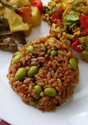 簡単！枝豆ミートライス-レシピのメイン写真