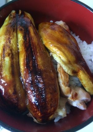 簡単！トロトロ♡なすの蒲焼き丼♡-レシピのメイン写真