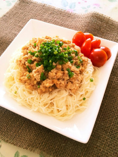 鶏そぼろそうめん-レシピのメイン写真