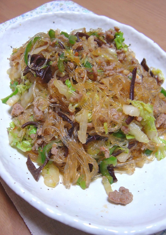 戻さずそのまま麻婆春雨-レシピのメイン写真