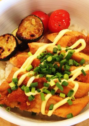 ぱぱっとお洒落な★てりやきチキン丼-レシピのメイン写真