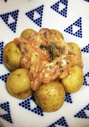 新じゃがの塩辛みそバター(簡単)-レシピのメイン写真