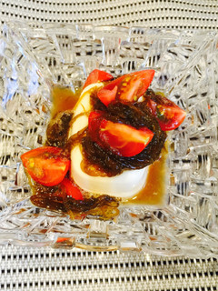 簡単!さっぱり! もずくトマト豆腐-レシピのメイン写真