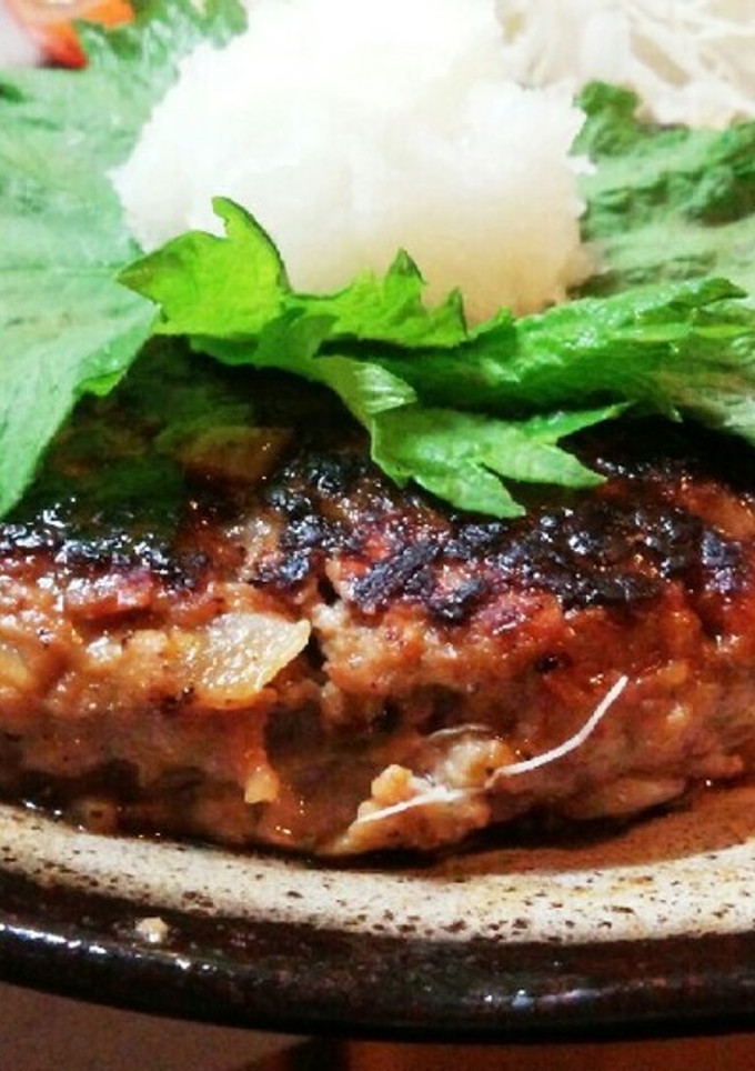 野菜たっぷり和風おろしハンバーグ-レシピのメイン写真