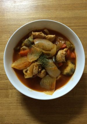 なすと豚肉のトマト煮-レシピのメイン写真