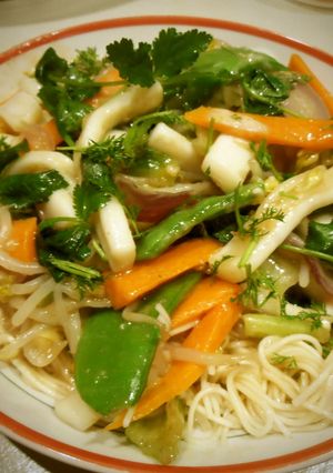 野菜たっぷり!あんかけそうめん-レシピのメイン写真