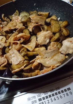 豚茄子キムチ-レシピのメイン写真