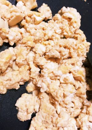 炒り卵豆腐めんつゆ仕立て-レシピのメイン写真