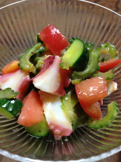 すっぱ旨〜い☆たこゴーヤ夏野菜の梅肉あえ-レシピのメイン写真
