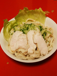 胡麻サラダうどん-レシピのメイン写真