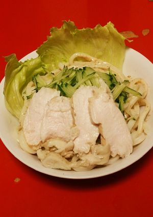 胡麻サラダうどん-レシピのメイン写真