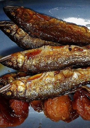 鮎の梅甘露煮♪-レシピのメイン写真