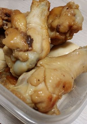 手羽元と玉子の甘辛煮-レシピのメイン写真