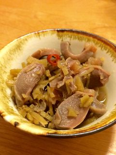 旨ジンジャー!! 生姜と砂肝の塩煮込み-レシピのメイン写真