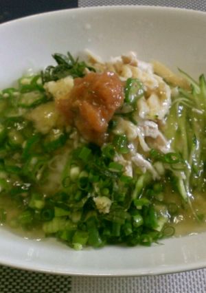コラーゲンたっぷり鶏そうめん-レシピのメイン写真