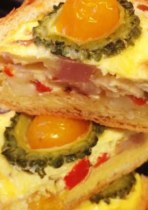 夏野菜のパンキッシュはヨーグルト味-レシピのメイン写真