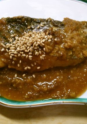簡単♪ サワラの にんにく 醤油焼き!-レシピのメイン写真