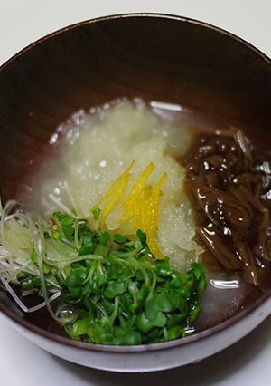 鍋不要★なめ茸と大根おろしの即席すまし汁-レシピのメイン写真