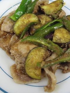 ナスとピーマンの豚肉生姜炒め-レシピのメイン写真