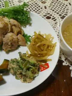 【糖質制限】ネギとゴーヤのツナ炒め-レシピのメイン写真