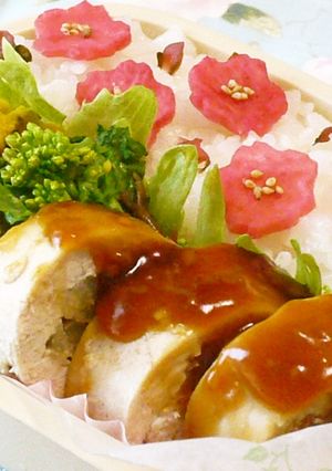 中華風甘酢チキンロール☆-レシピのメイン写真