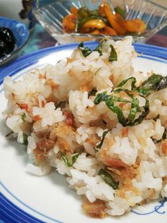 さっぱり梅しそご飯!子どもにも◎-レシピのメイン写真