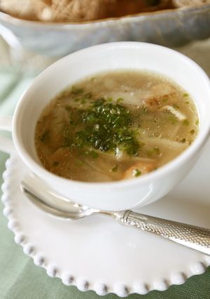 ごぼう玉ねぎベーコンの＊コクうまスープ-レシピのメイン写真