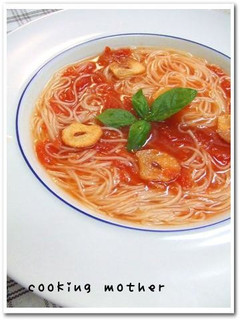 ◆ 元祖 ガーリックトマトにゅう麺-レシピのメイン写真
